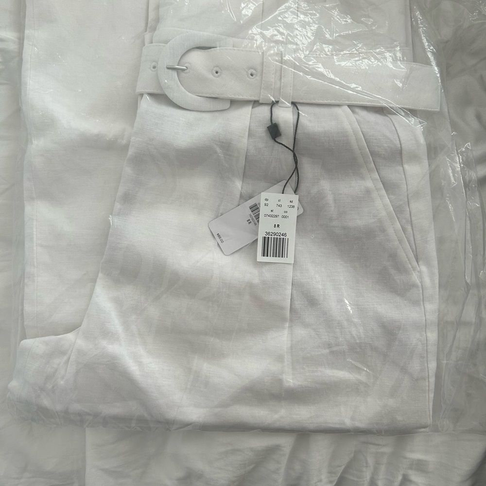 Express wide leg paper bag pant
